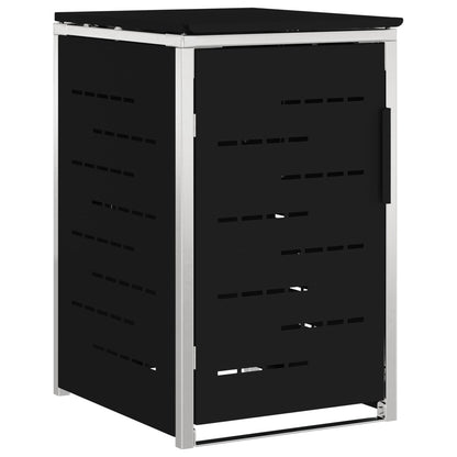 Afvalbak opslag Zwart 77,5 x 69 x 112,5 cm Roestvrij staal