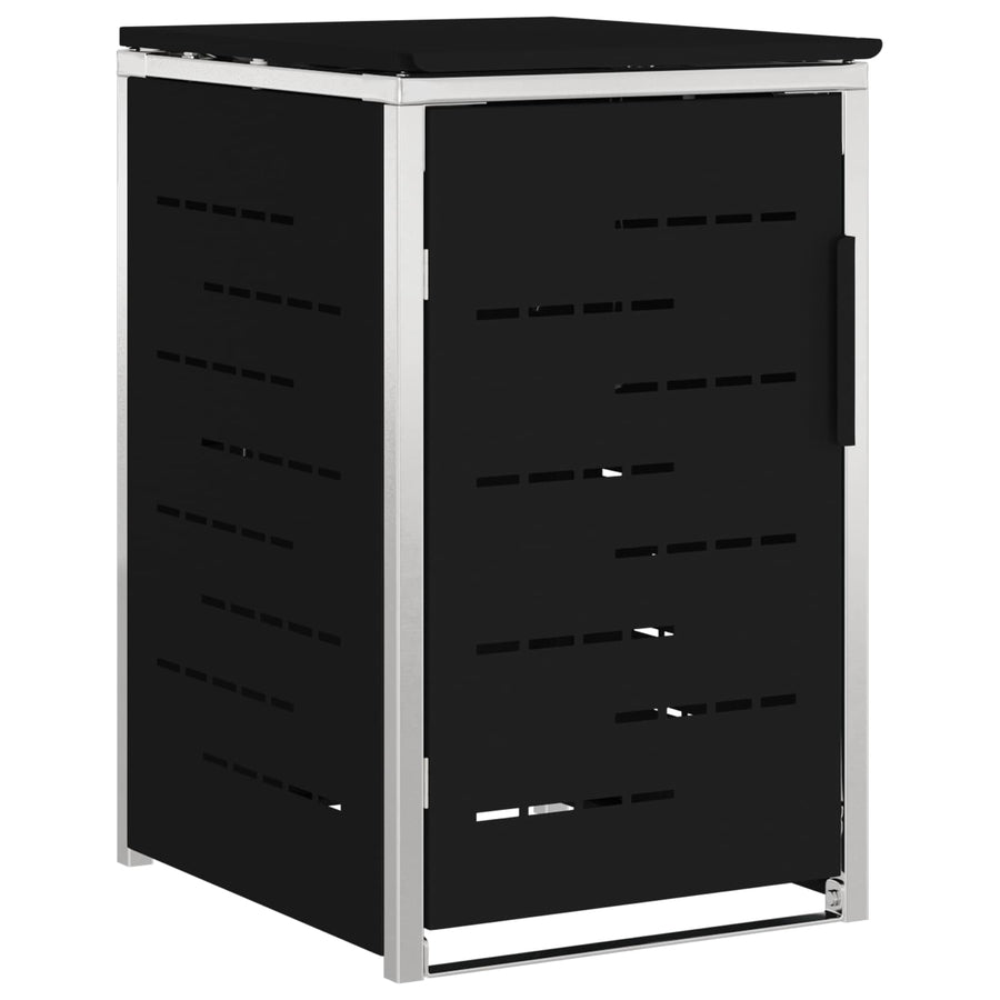 Afvalbak opslag Zwart 77,5 x 69 x 112,5 cm Roestvrij staal