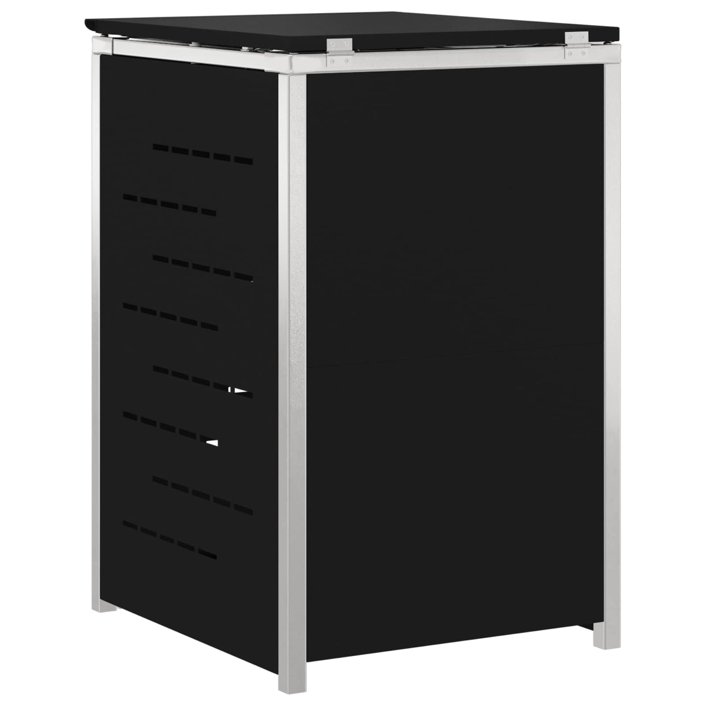 Afvalbak opslag Zwart 77,5 x 69 x 112,5 cm Roestvrij staal