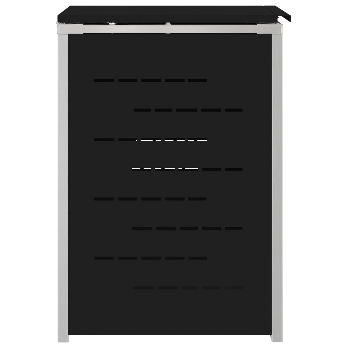 Afvalbak opslag Zwart 77,5 x 69 x 112,5 cm Roestvrij staal
