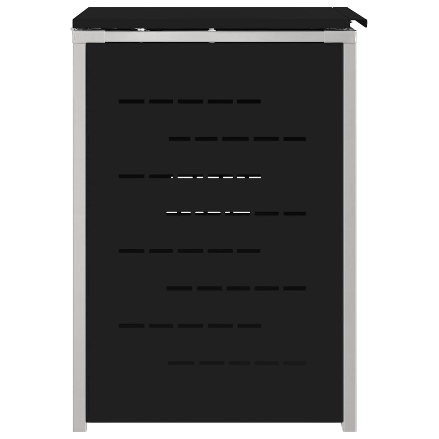 Afvalbak opslag Zwart 77,5 x 69 x 112,5 cm Roestvrij staal