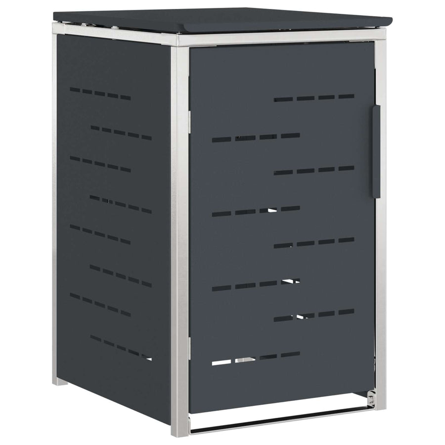 Afvalbak opslag Antracietkleurig 77,5 x 69 x 112,5 cm