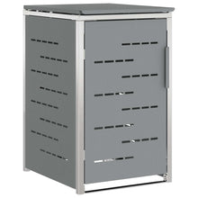 Afvalbak opslag Grijs 77,5 x 69 x 112,5 cm Roestvrij staal