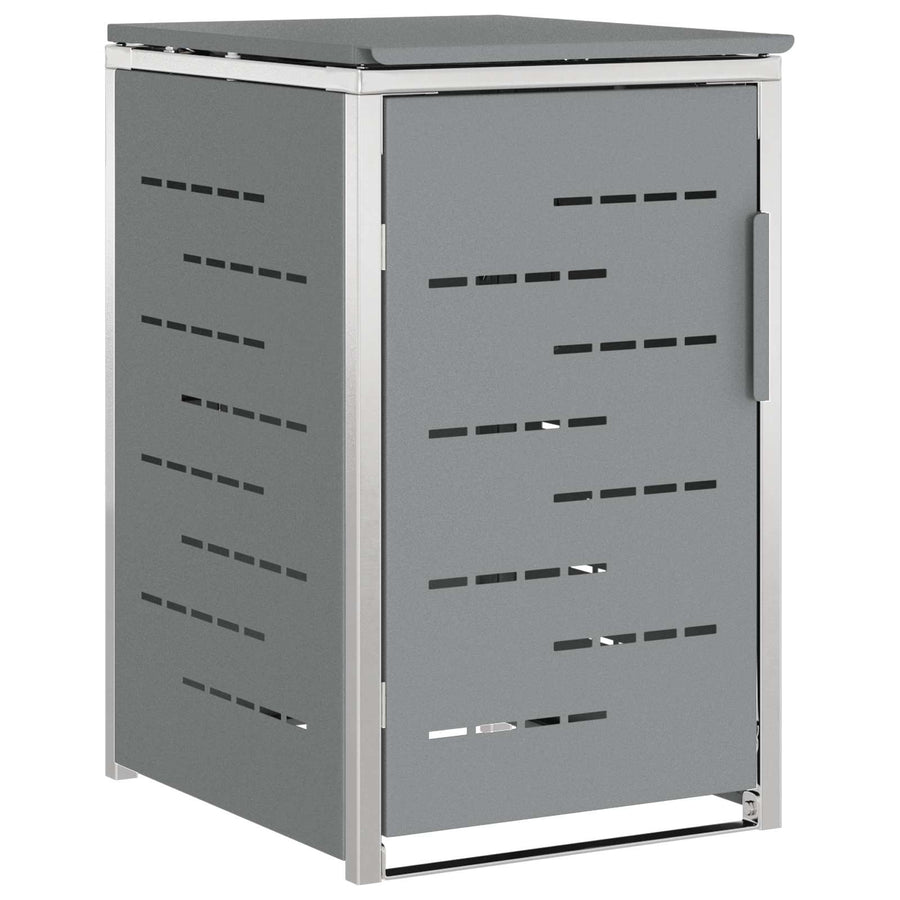 Afvalbak opslag Grijs 77,5 x 69 x 112,5 cm Roestvrij staal