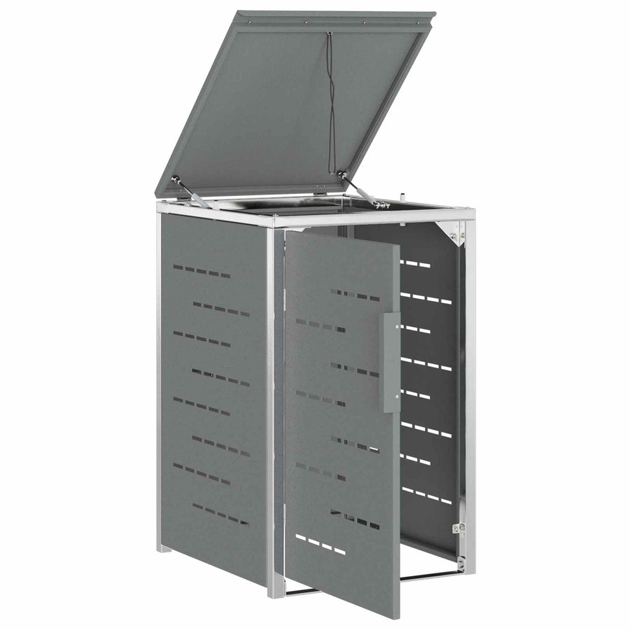 Afvalbak opslag Grijs 77,5 x 69 x 112,5 cm Roestvrij staal