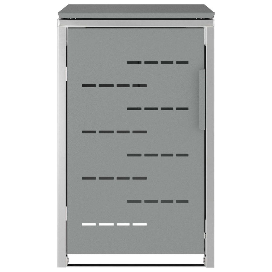 Afvalbak opslag Grijs 77,5 x 69 x 112,5 cm Roestvrij staal