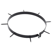 Grasbeluchter Klem met Spikes 5 pcs Zwart Ø 300 mm IJzer