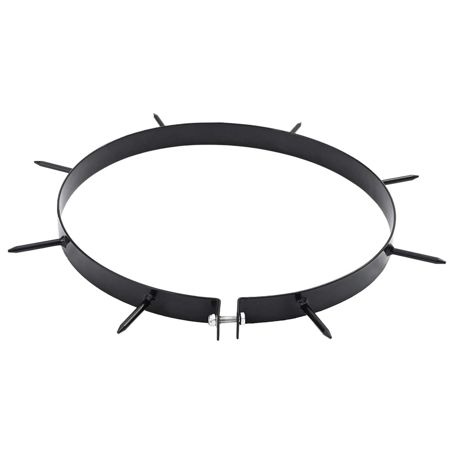 Grasbeluchter Klem met Spikes 5 pcs Zwart Ø 320 mm IJzer