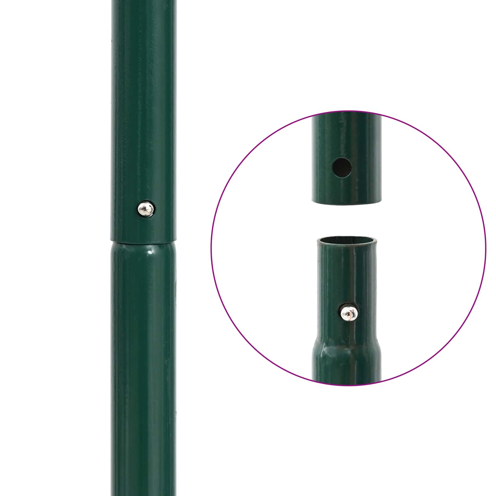 Lawn Roller Pull met Aerator Klemmen Groen 127,5 x 44 cm Staal