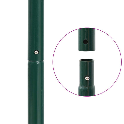 Lawn Roller Pull met Aerator Klemmen Groen 127,5 x 44 cm Staal
