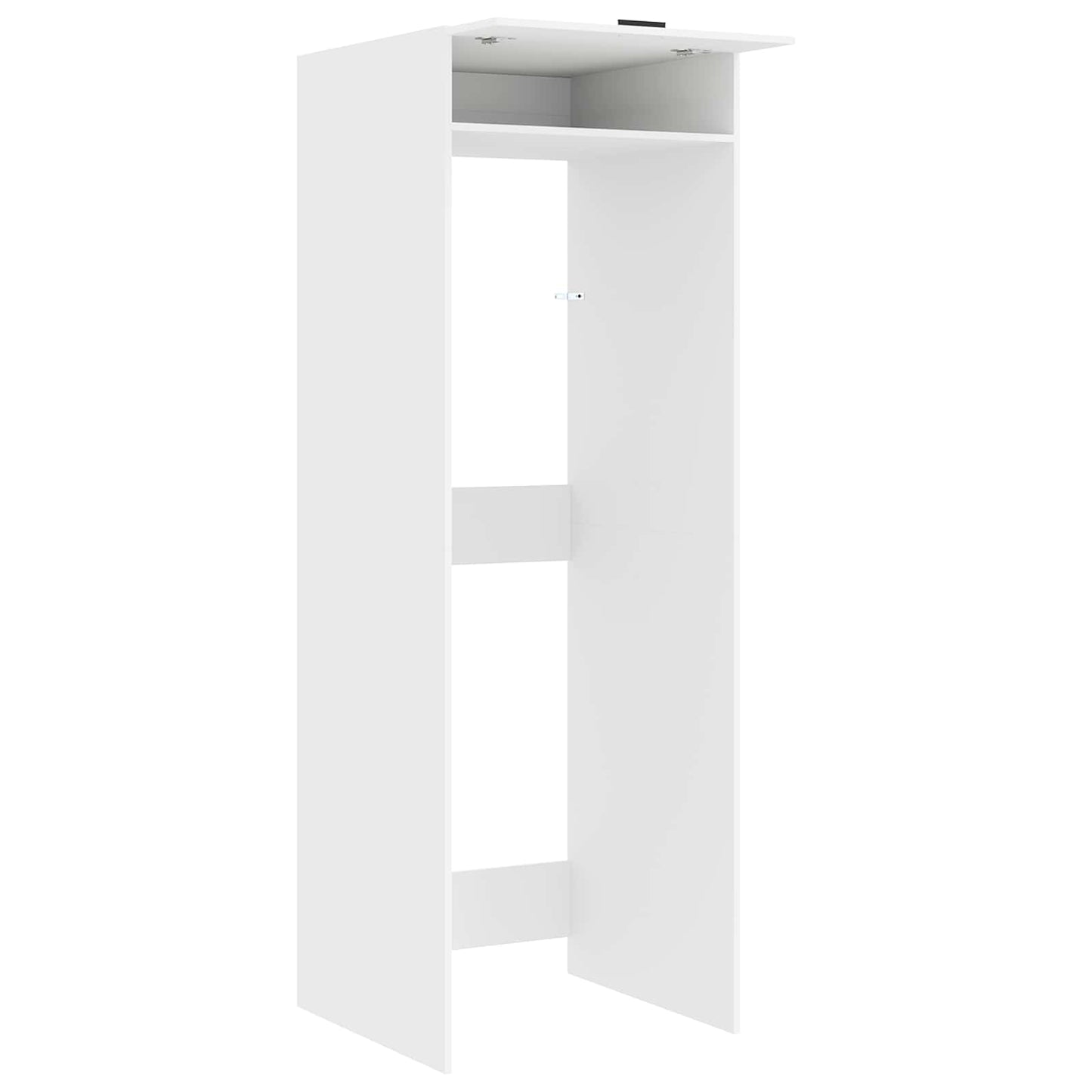 Wasmachinekast met opslag Wit 67,5 x 68 x 200 cm Bewerkt hout