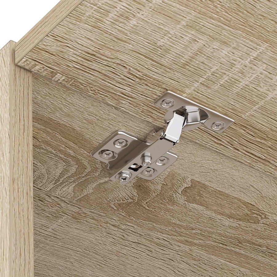 Wasmachinekast Sonoma 67,5 x 68 x 200 cm Bewerkt hout