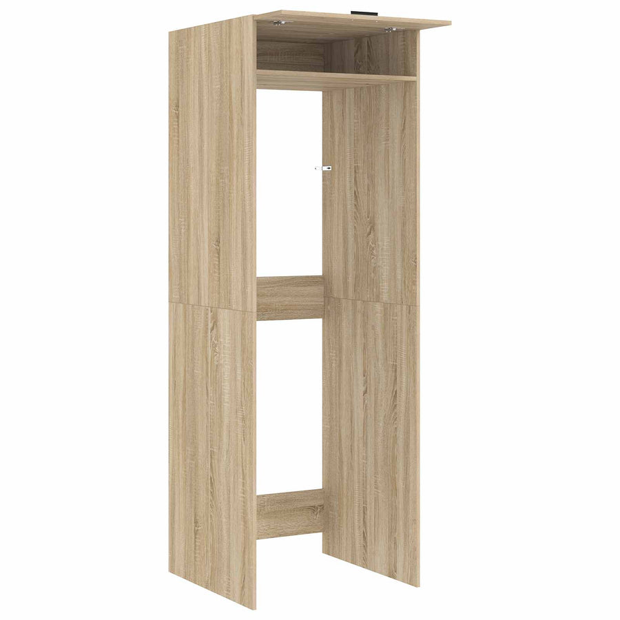 Wasmachinekast Sonoma 67,5 x 68 x 200 cm Bewerkt hout