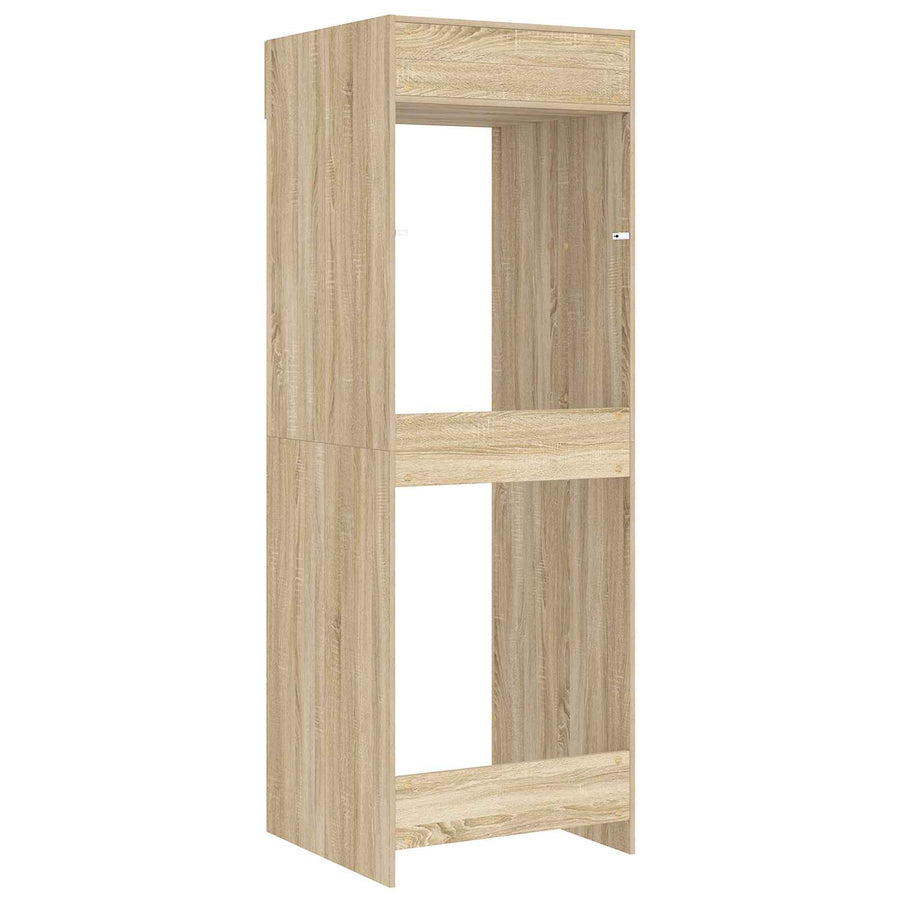 Wasmachinekast Sonoma 67,5 x 68 x 200 cm Bewerkt hout