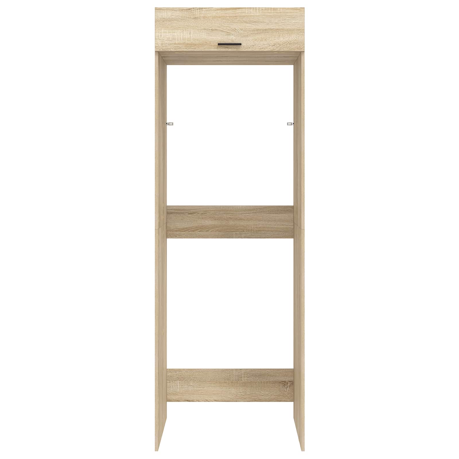 Wasmachinekast Sonoma 67,5 x 68 x 200 cm Bewerkt hout