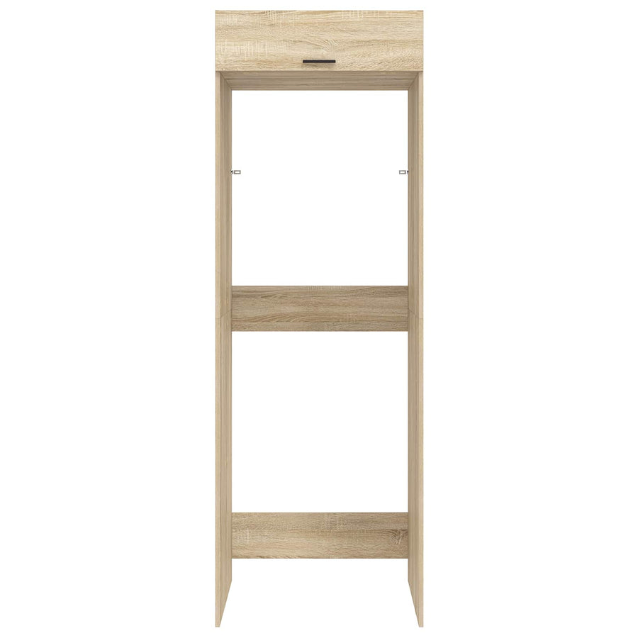 Wasmachinekast Sonoma 67,5 x 68 x 200 cm Bewerkt hout