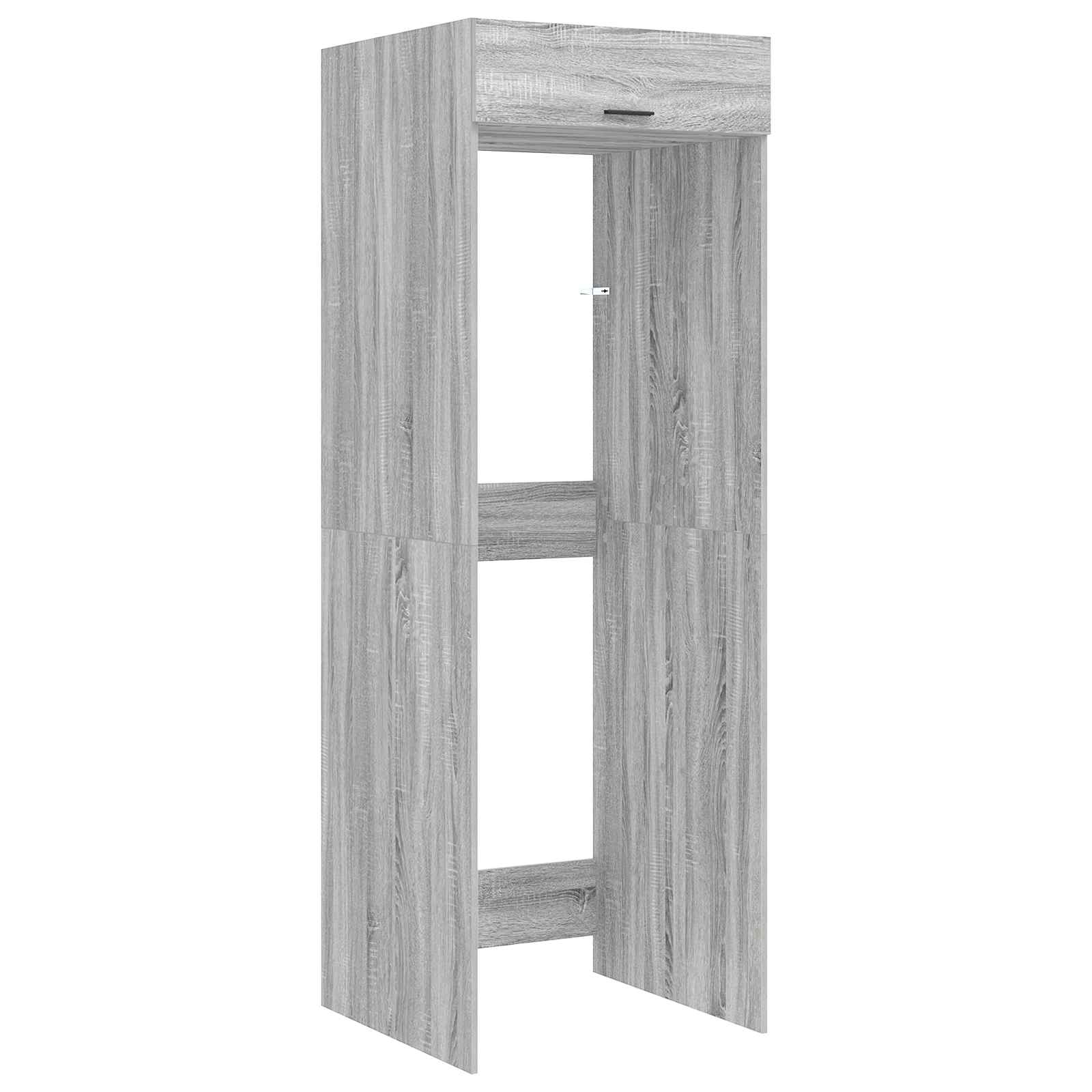 Wasmachinekast Grijs Sonoma 67,5 x 68 x 200 cm Bewerkt hout
