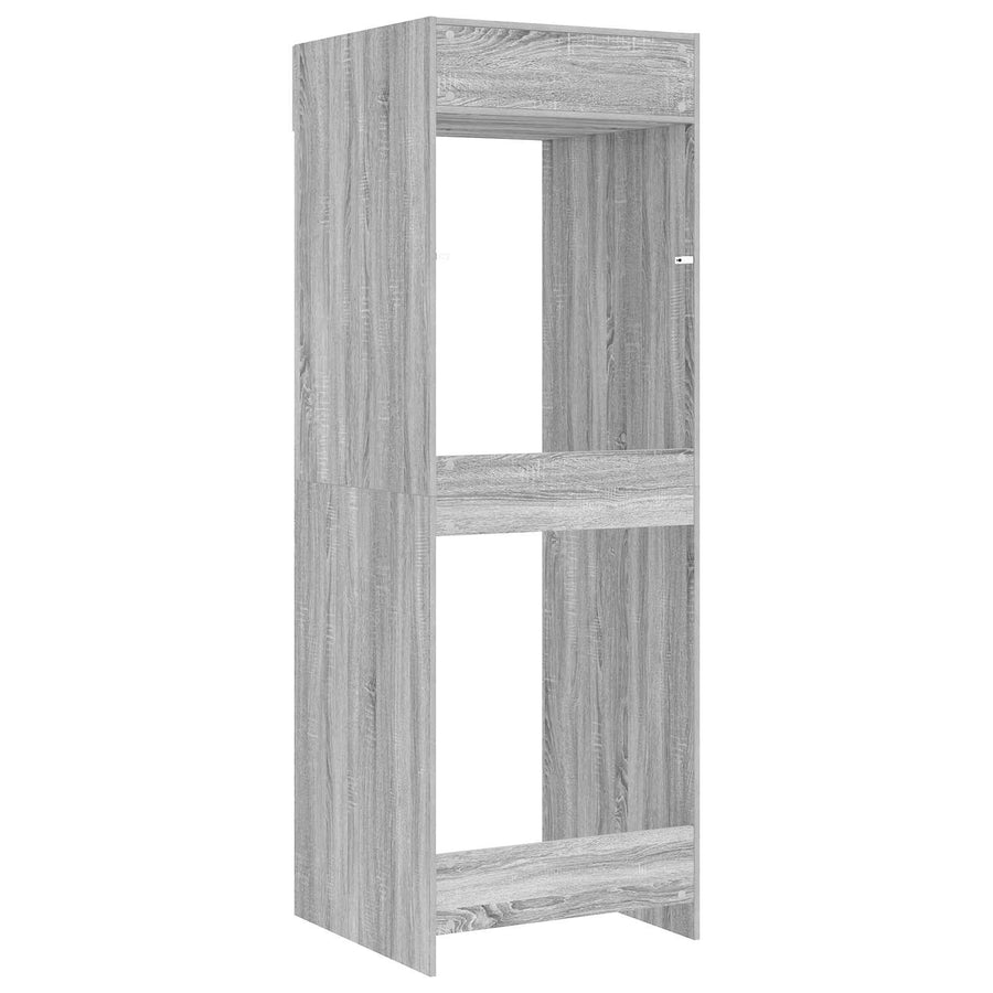 Wasmachinekast Grijs Sonoma 67,5 x 68 x 200 cm Bewerkt hout