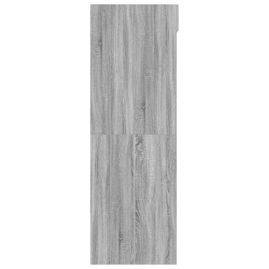 Wasmachinekast Grijs Sonoma 67,5 x 68 x 200 cm Bewerkt hout