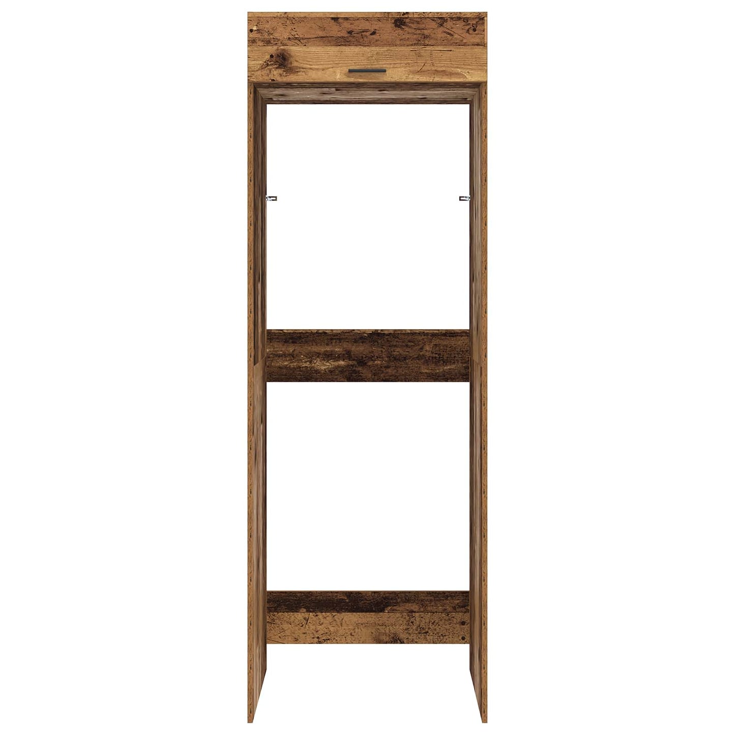 Wasmachinekast Oudhout 67,5 x 68 x 200 cm Bewerkt hout