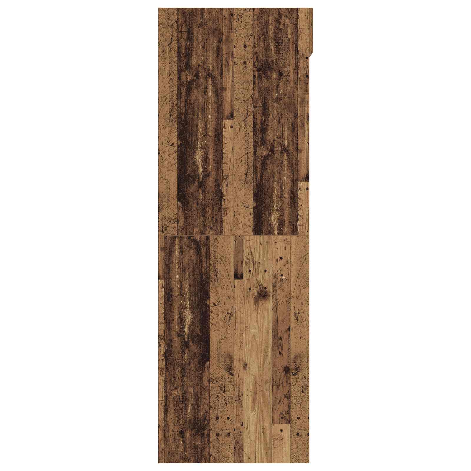 Wasmachinekast Oudhout 67,5 x 68 x 200 cm Bewerkt hout