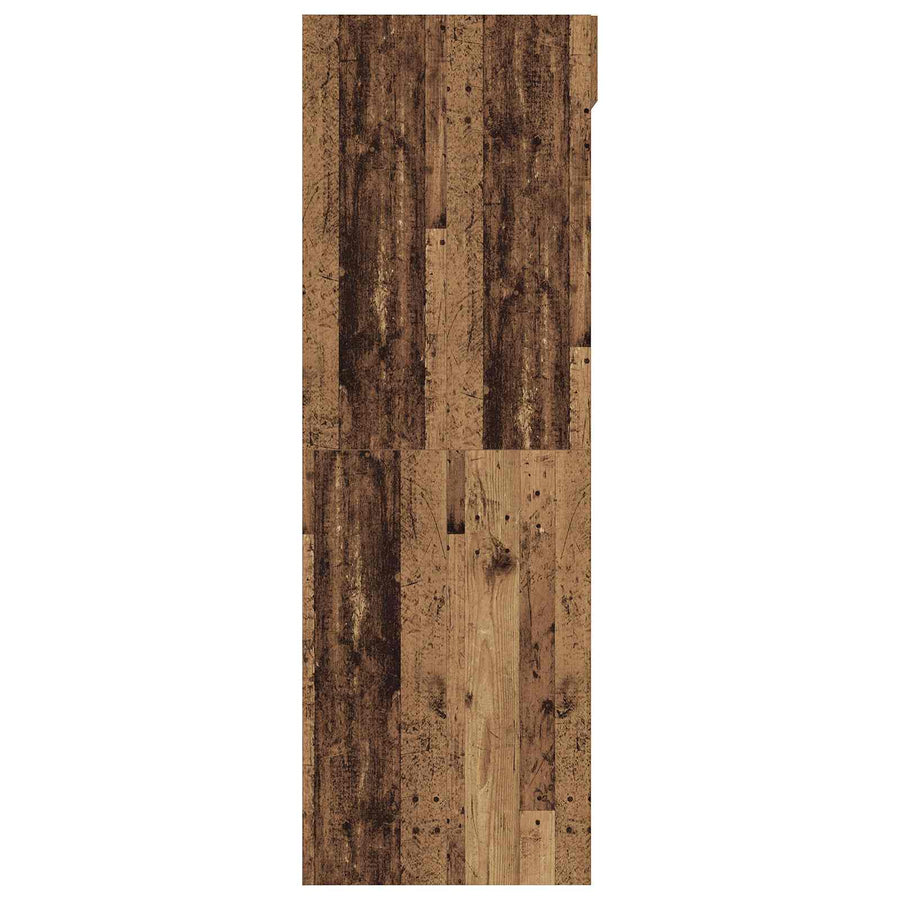 Wasmachinekast Oudhout 67,5 x 68 x 200 cm Bewerkt hout