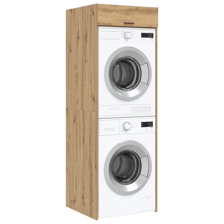 Wasmachinekast Artisan Eiken 67,5 x 68 x 200 cm Bewerkt hout