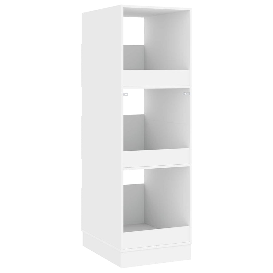 Wasmeubel met opslag met de deur Wit Bewerkt hout