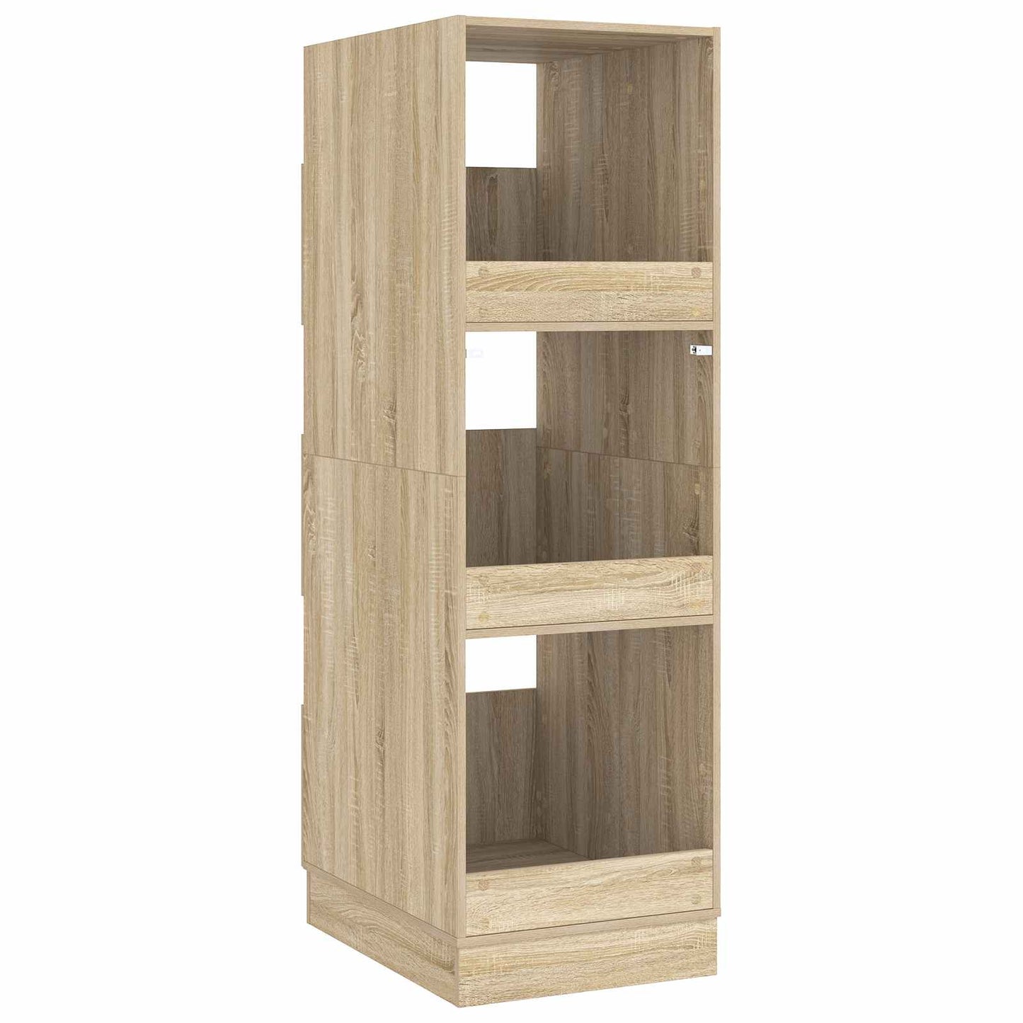 Wasmeubel met opslag Sonoma 50 x 68 x 162 cm Bewerkt hout