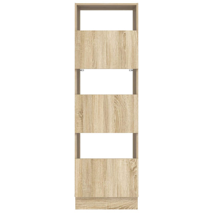 Wasmeubel met opslag Sonoma 50 x 68 x 162 cm Bewerkt hout