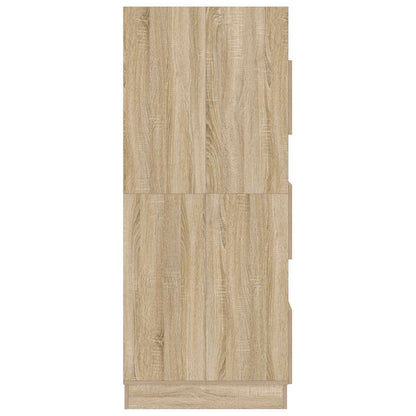Wasmeubel met opslag Sonoma 50 x 68 x 162 cm Bewerkt hout