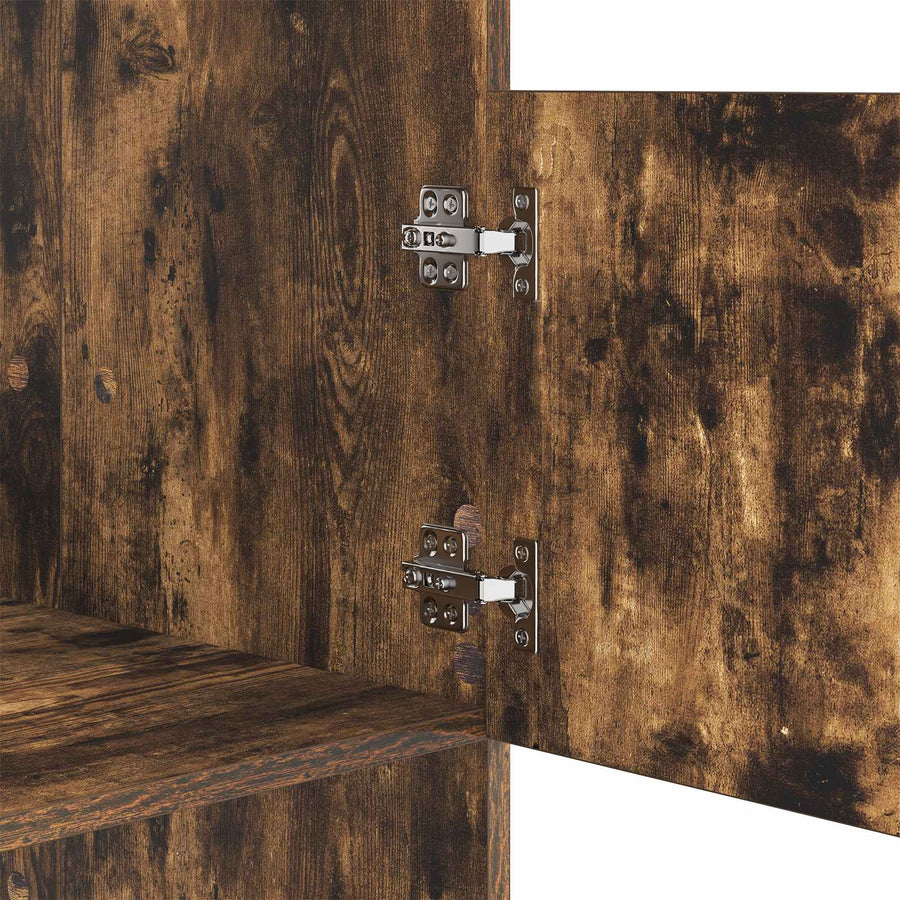 Wasmeubel Gerookt eiken 50 x 68 x 162 cm Bewerkt hout