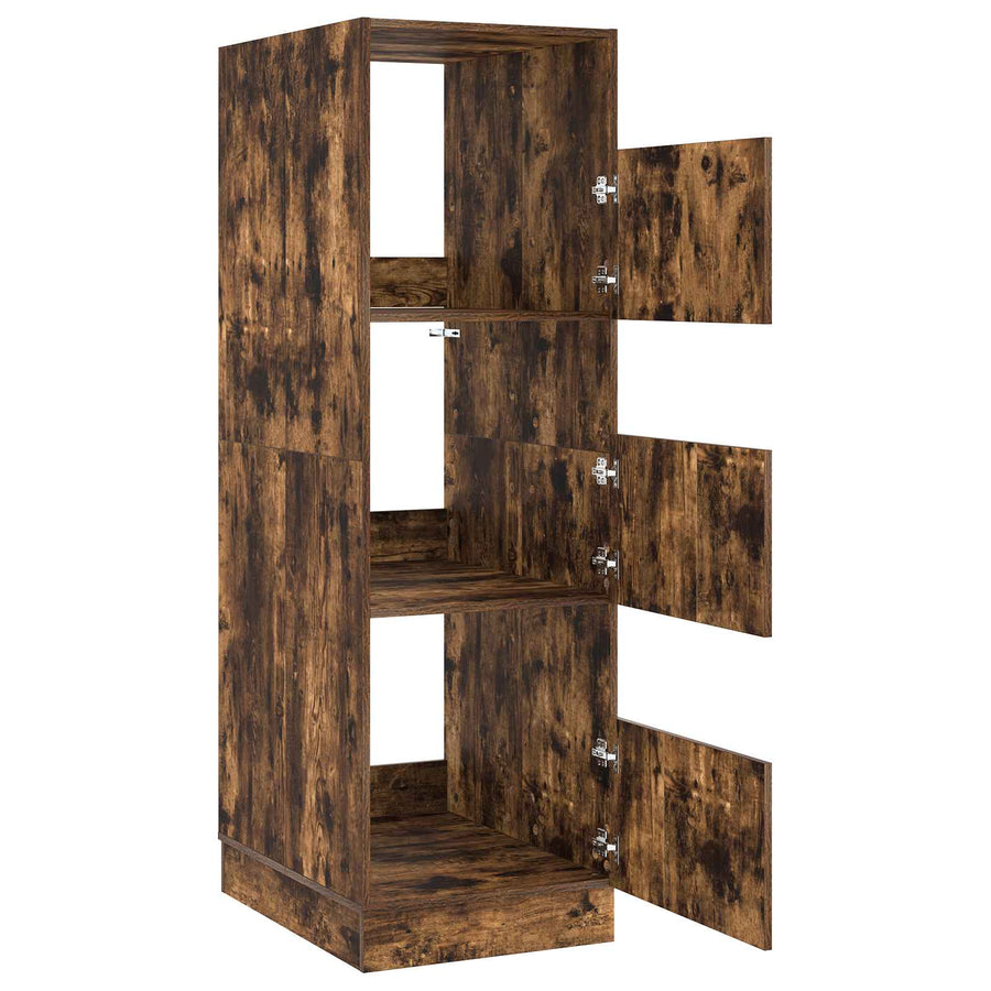 Wasmeubel Gerookt eiken 50 x 68 x 162 cm Bewerkt hout