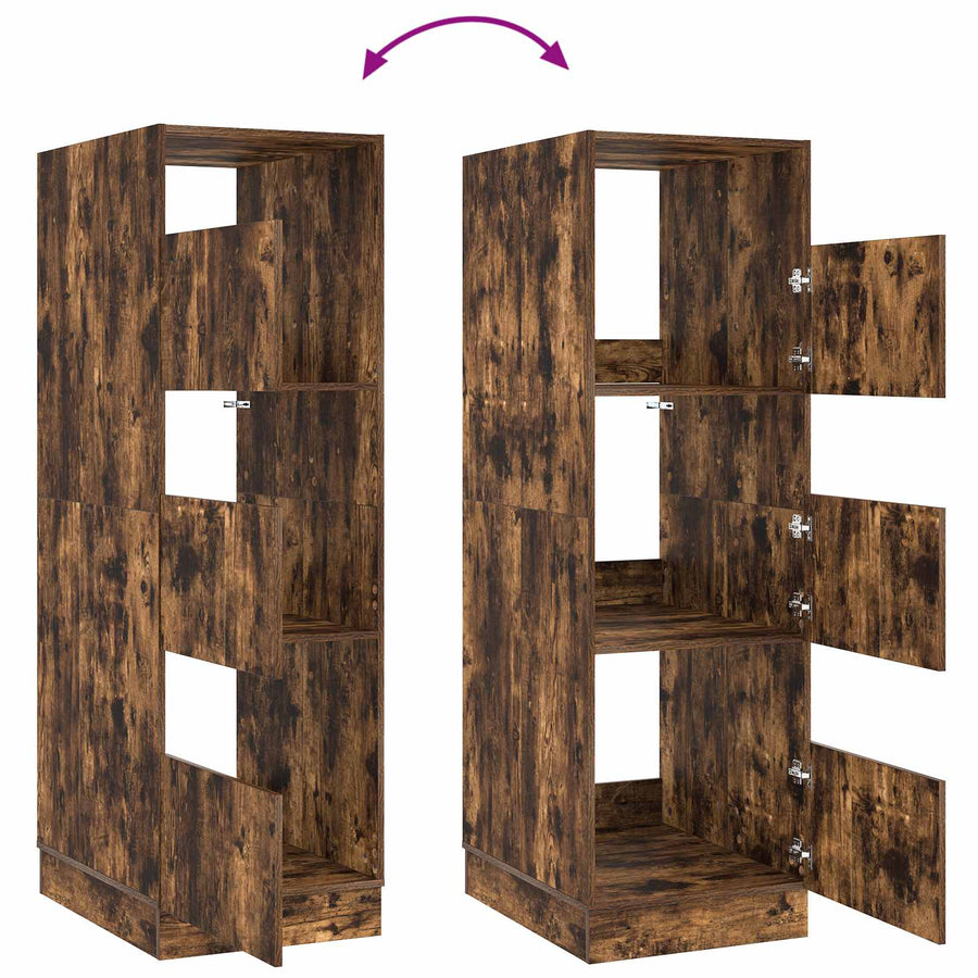 Wasmeubel Gerookt eiken 50 x 68 x 162 cm Bewerkt hout