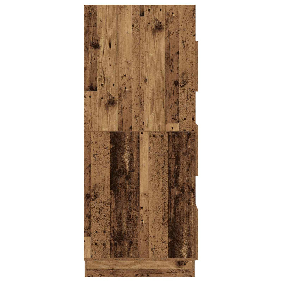 Wasmeubel met opslag met de deur Oudhout Bewerkt hout