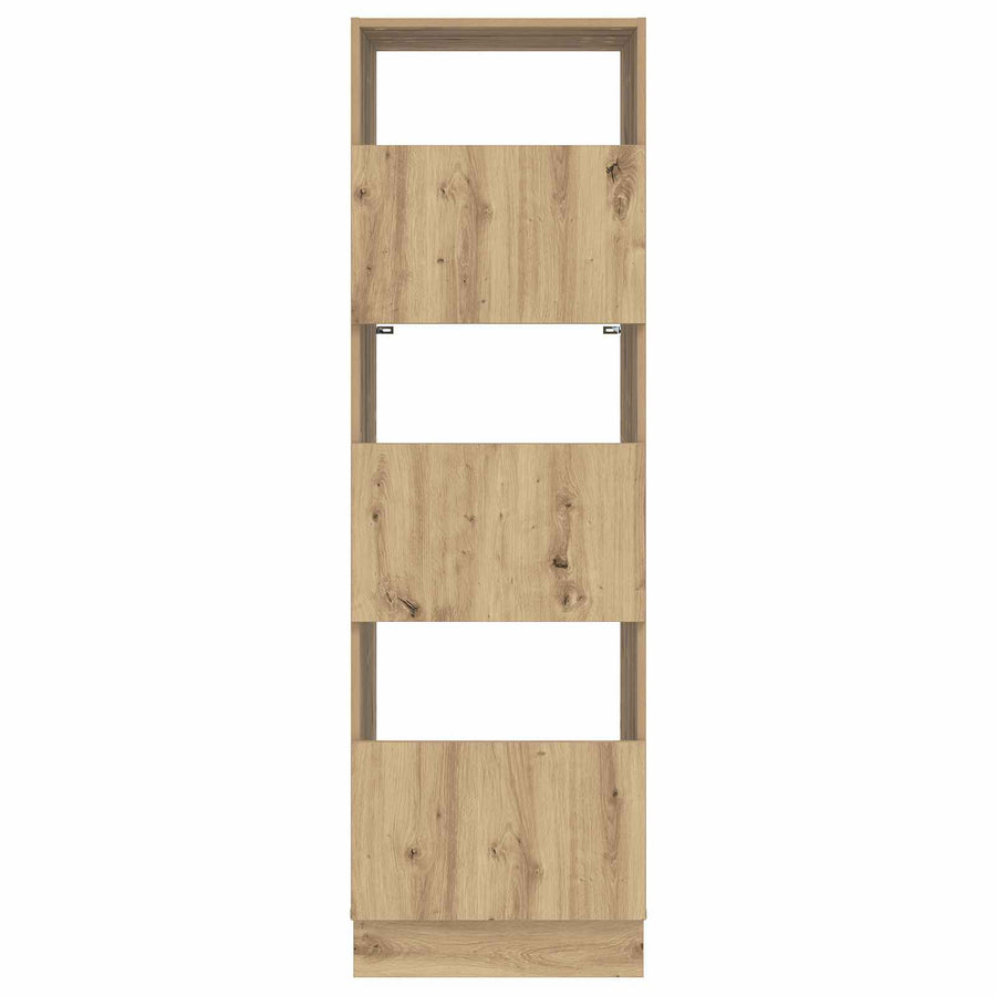 Wasmeubel met opslag met de deur Artisan Eiken Bewerkt hout