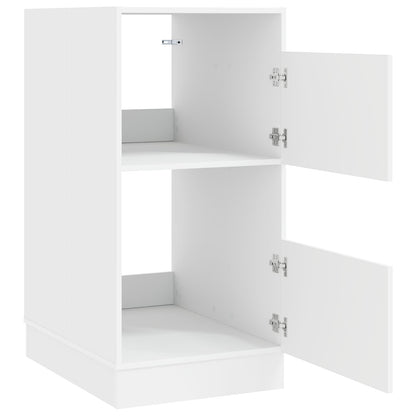 Wasmeubel met opslag Wit 50 x 68 x 102 cm Bewerkt hout