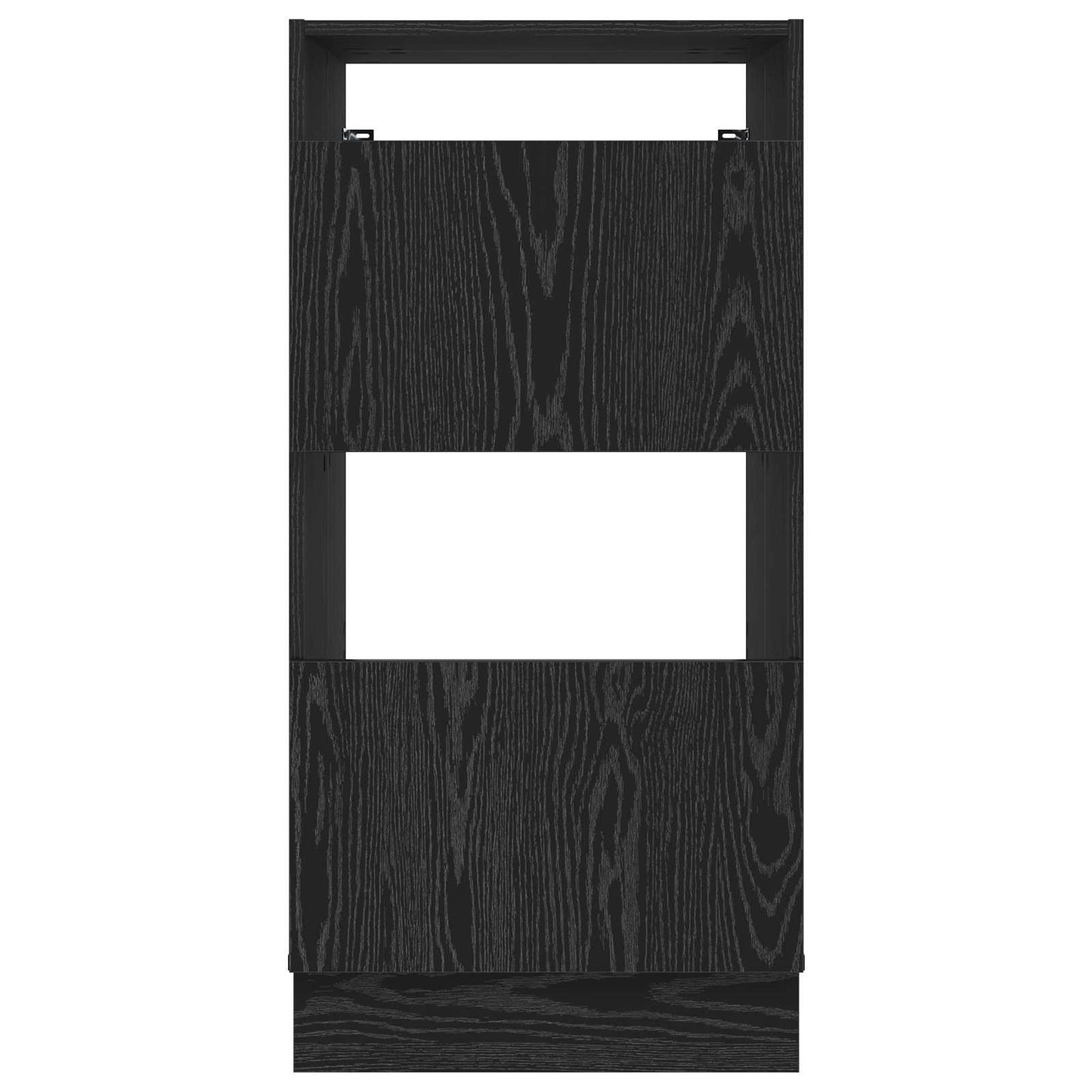 Wasmeubel met opslag Zwart Eiken 50 x 68 x 102 cm Bewerkt hout