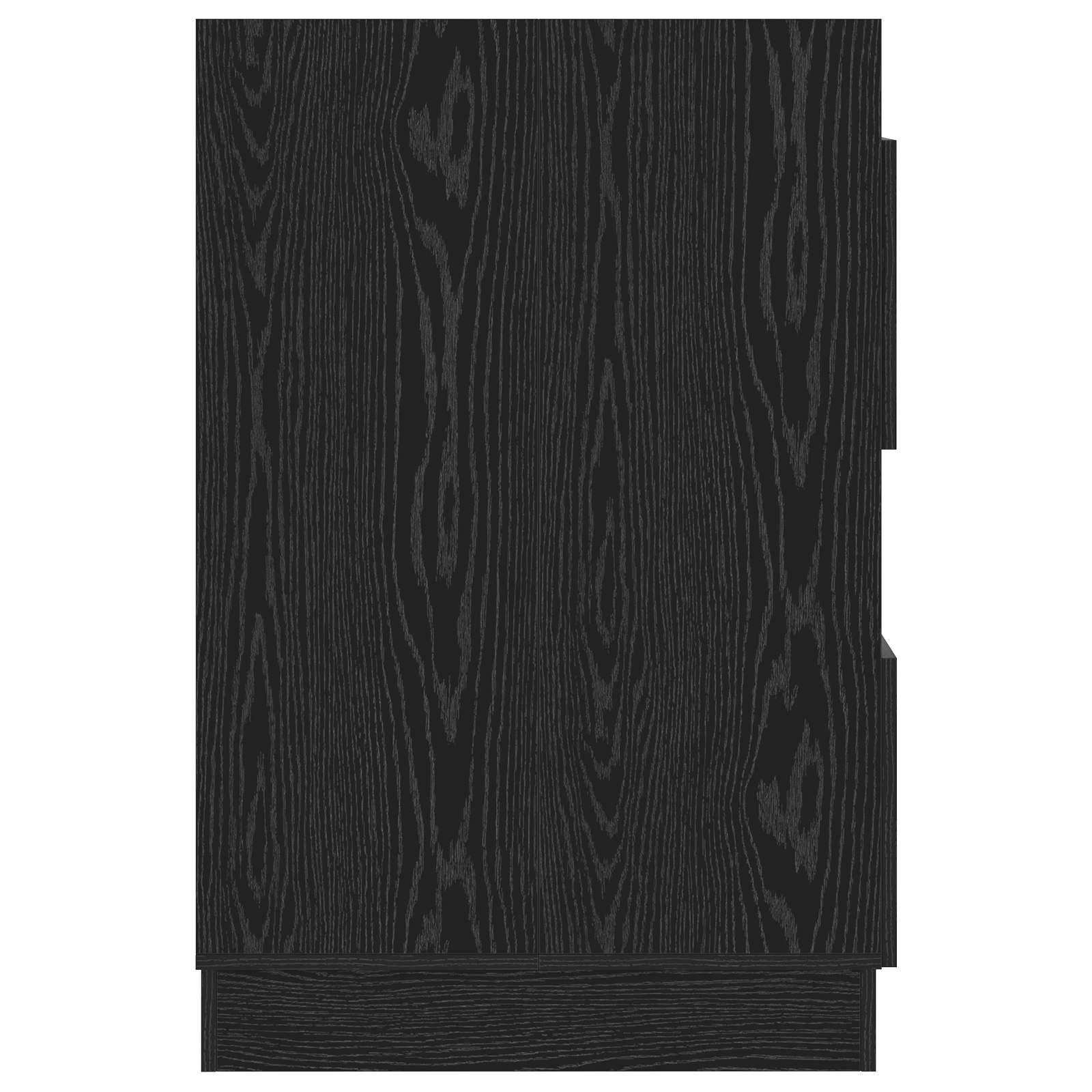 Wasmeubel met opslag Zwart Eiken 50 x 68 x 102 cm Bewerkt hout