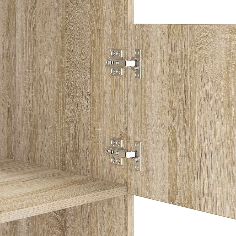 Wasmeubel met opslag Sonoma 50 x 68 x 102 cm Bewerkt hout
