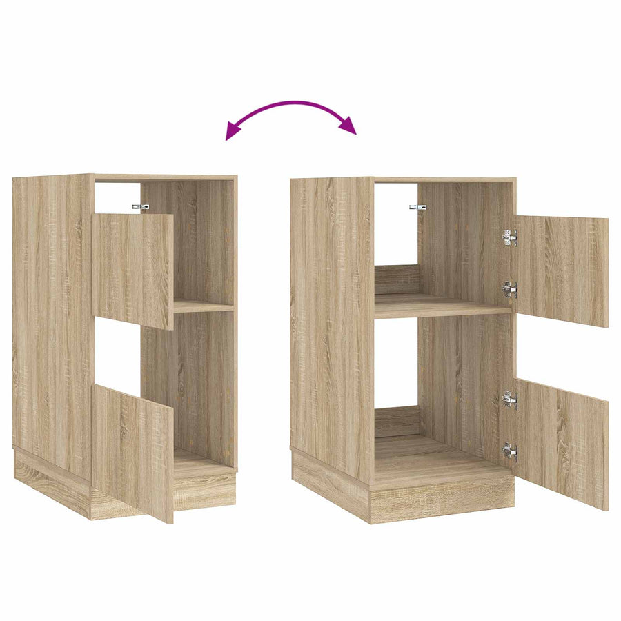 Wasmeubel met opslag Sonoma 50 x 68 x 102 cm Bewerkt hout