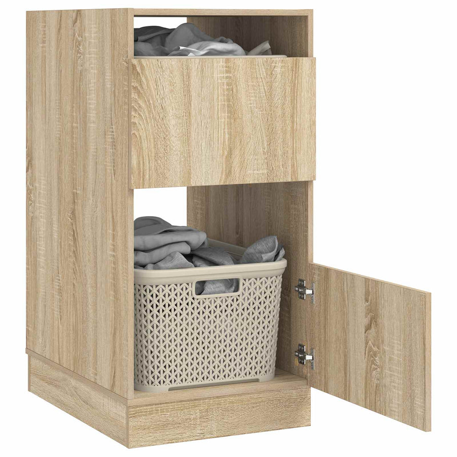Wasmeubel met opslag Sonoma 50 x 68 x 102 cm Bewerkt hout