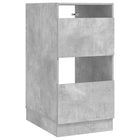 Washbasin cabinet with storage with door Concrete-look Engineered wood