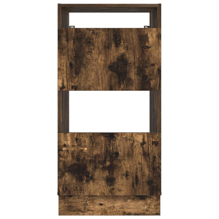Wasmeubel met opslag met de deur Gerookt eiken Bewerkt hout