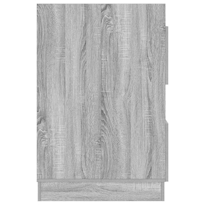 Wasmeubel met opslag met de deur Grijs Sonoma Bewerkt hout