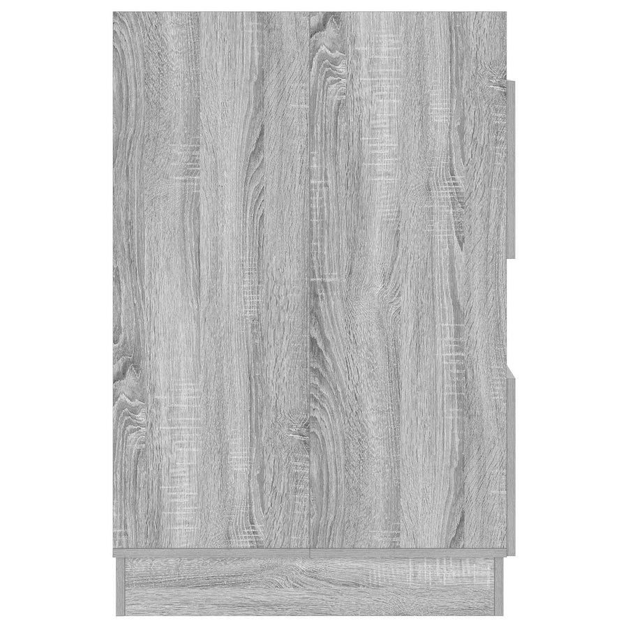 Wasmeubel met opslag met de deur Grijs Sonoma Bewerkt hout