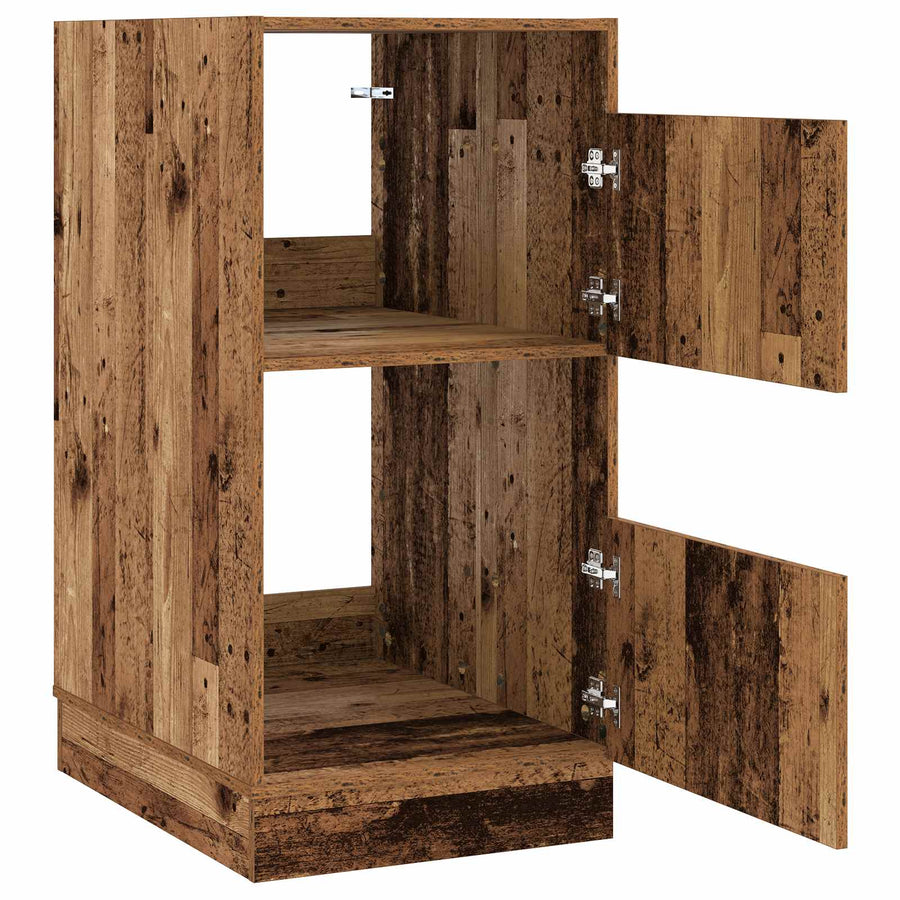 Wasmeubel met opslag Oudhout 50 x 68 x 102 cm Bewerkt hout