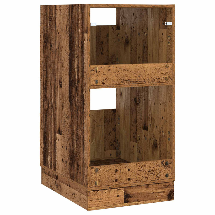 Wasmeubel met opslag Oudhout 50 x 68 x 102 cm Bewerkt hout
