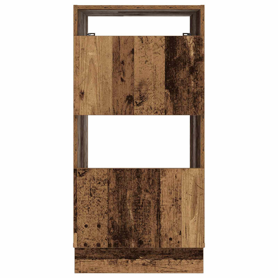 Wasmeubel met opslag Oudhout 50 x 68 x 102 cm Bewerkt hout