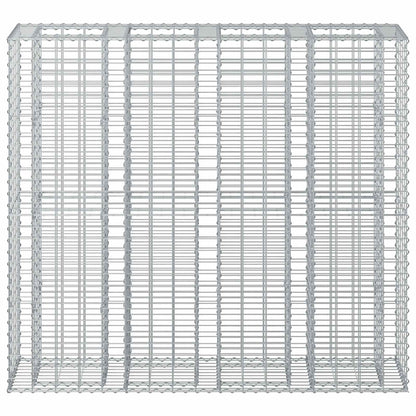 Gabion Verhoogd Bed 2 pcs Zilver 170 x 50 x 150 cm
